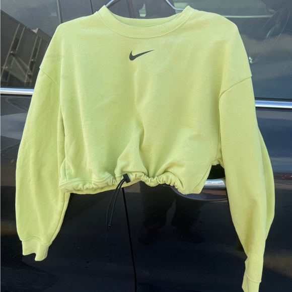 Nike Crop Sweatshirt Cropped sweatshirt no Hoodie womens XS - Picture 1 of 5